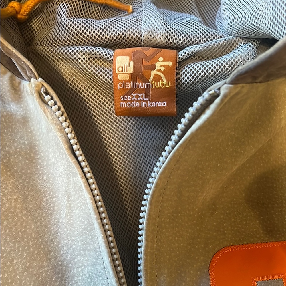 Platinum Fubu Gray Jacket and pants set